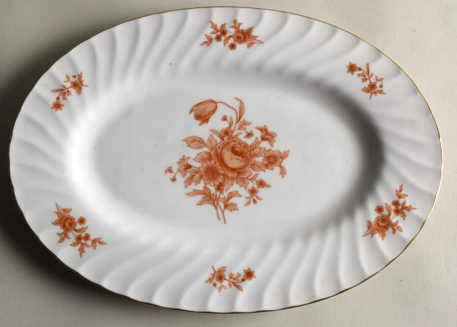 Benham 12" Oval Serving Platter by Sango-1