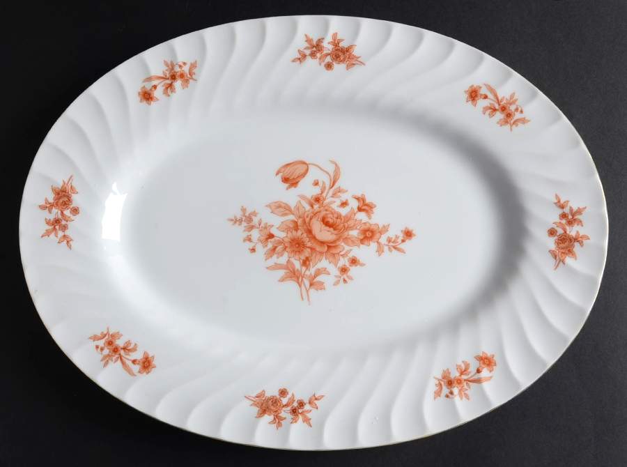 Benham 13" Oval Serving Platter by Sango-1