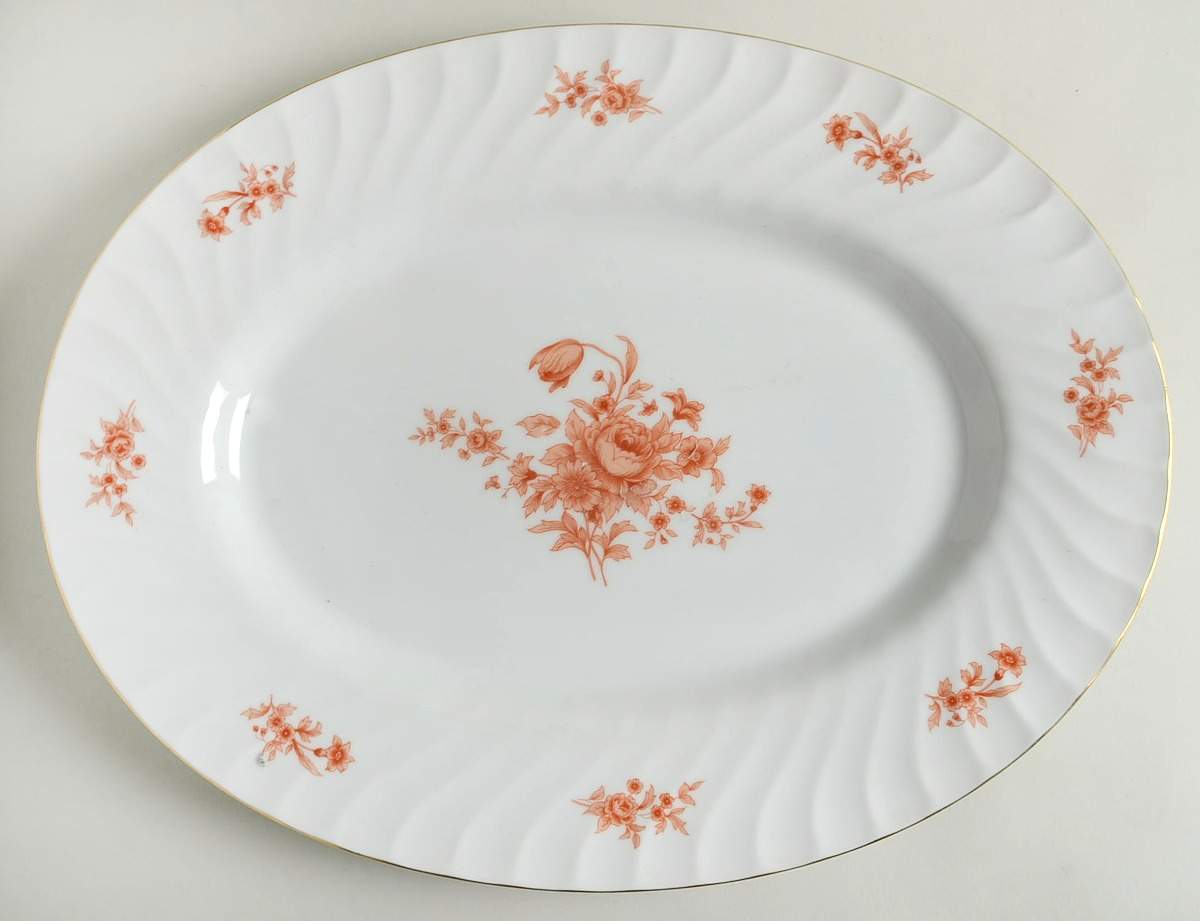 Benham 16" Oval Serving Platter by Sango-1