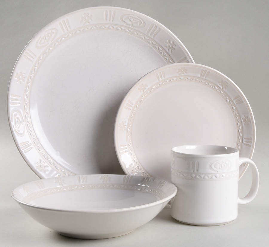 Biscayne 4 Piece Place Setting by Sango-1