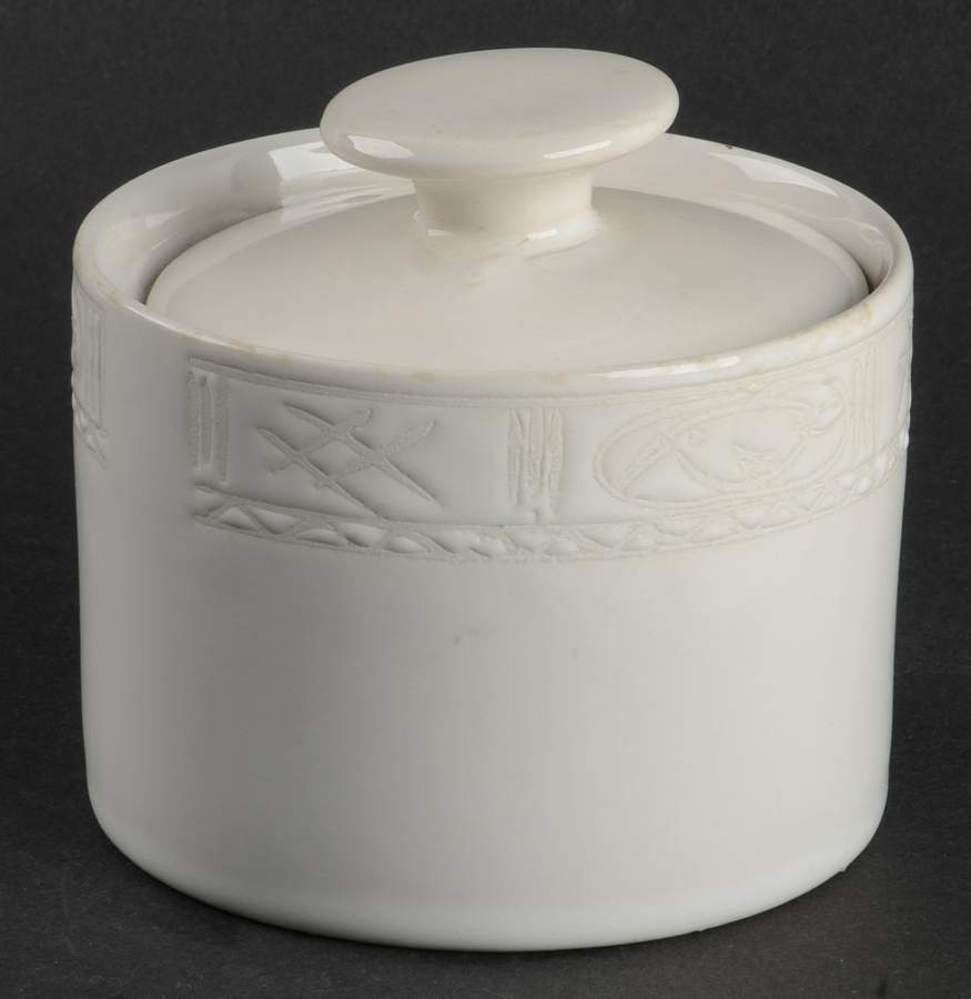 Biscayne Sugar Bowl & Lid by Sango-1