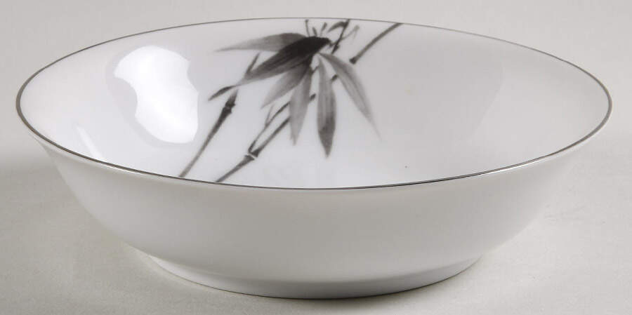 Black Bamboo Fruit/Dessert (Sauce) Bowl by Sango-1