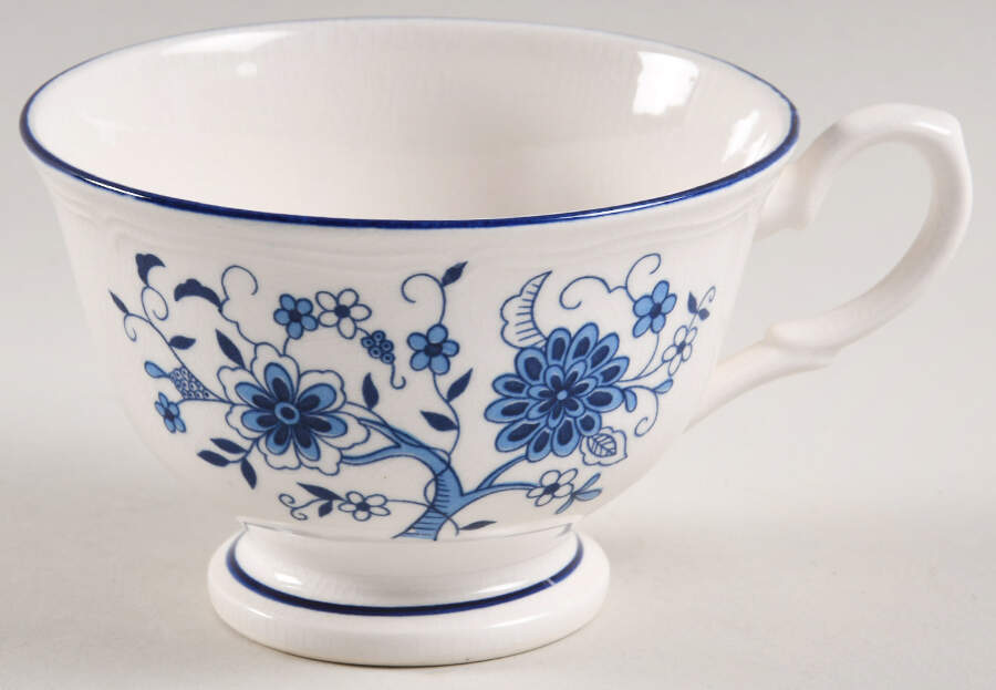 Blue Classic Footed Cup by Sango-1
