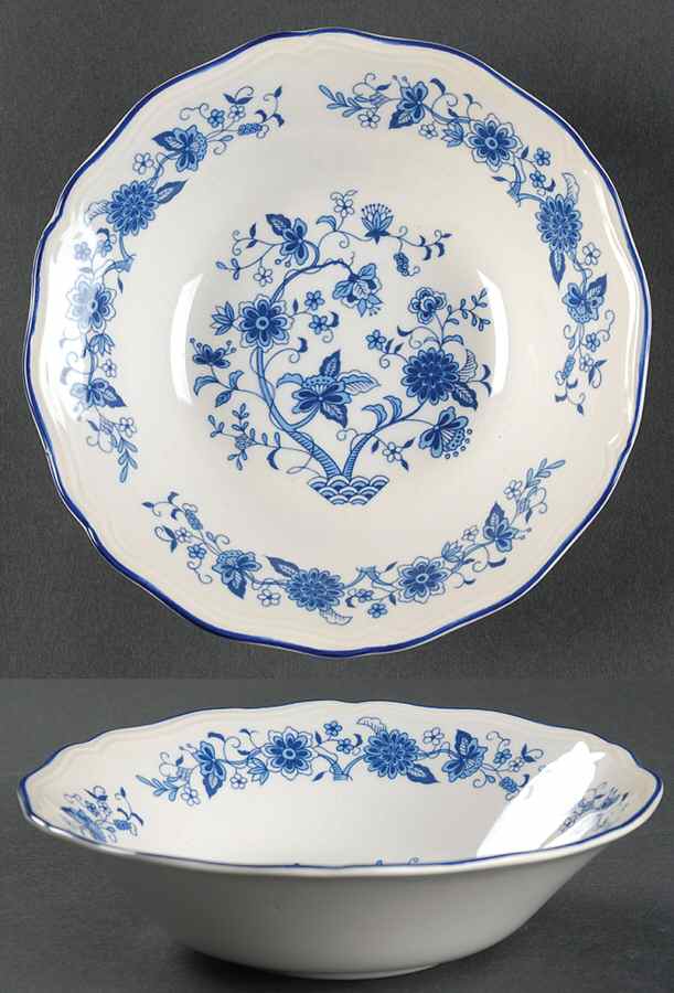 Blue Classic Coupe Cereal Bowl by Sango-1