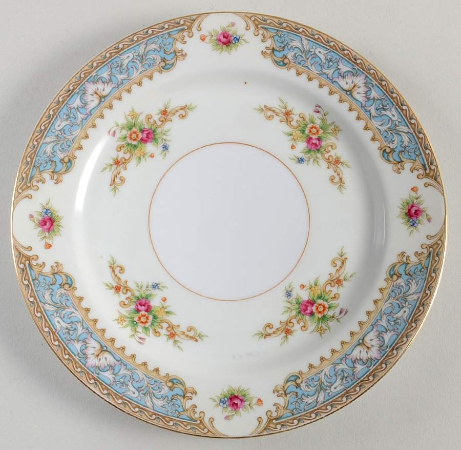 Blue Dawn Salad Plate by Sango-1