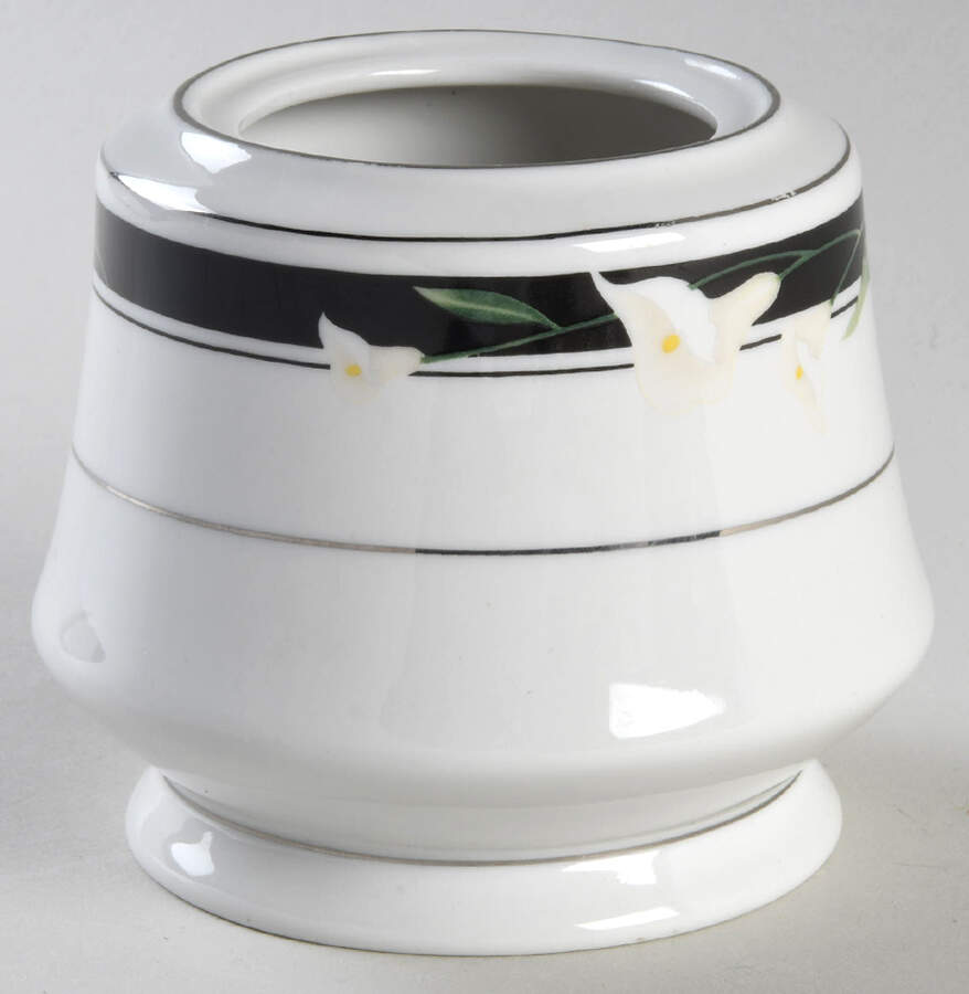 Black Fantasy Sugar Bowl No Lid by Sango-1