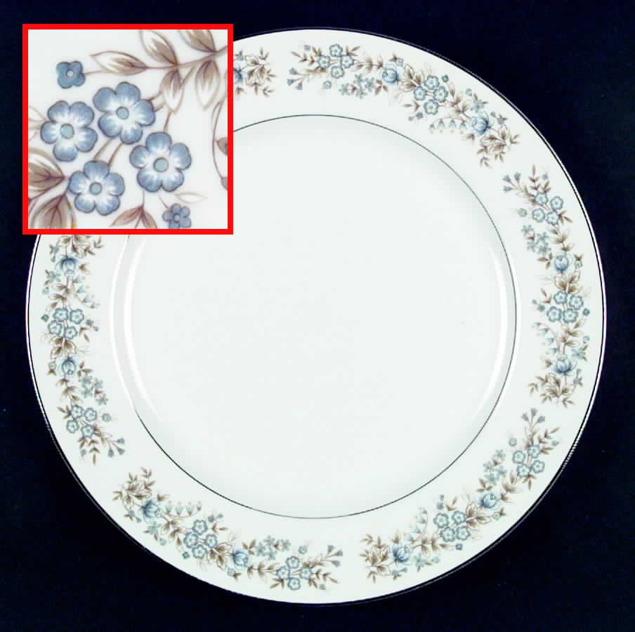 Blue Heaven Dinner Plate by Sango-1