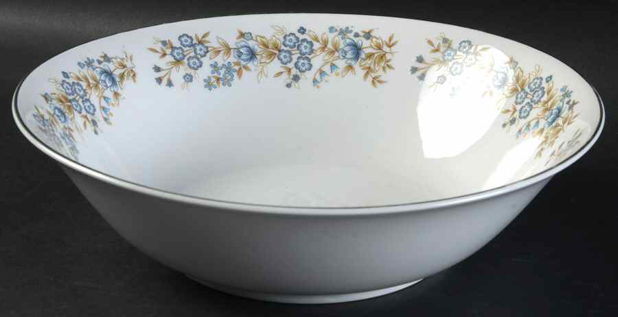 Blue Heaven 9" Round Vegetable Bowl by Sango-1