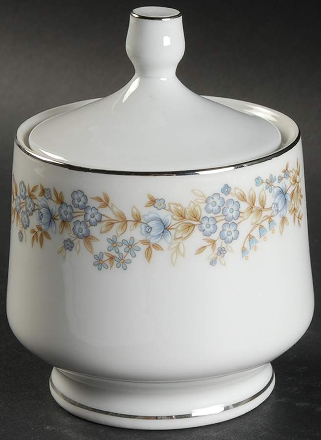 Blue Heaven Sugar Bowl & Lid by Sango-1