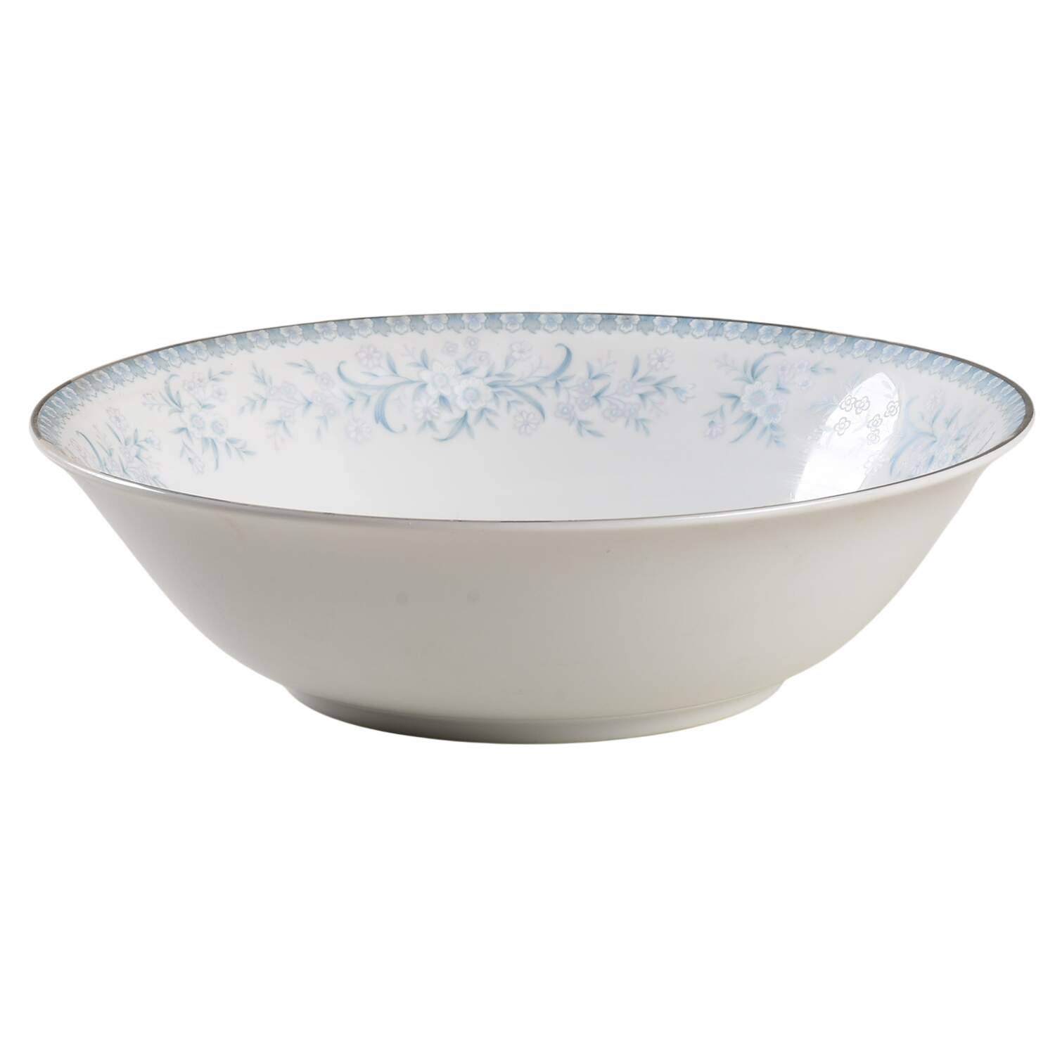 Blue Lace 9" Round Vegetable Bowl by Sango-1