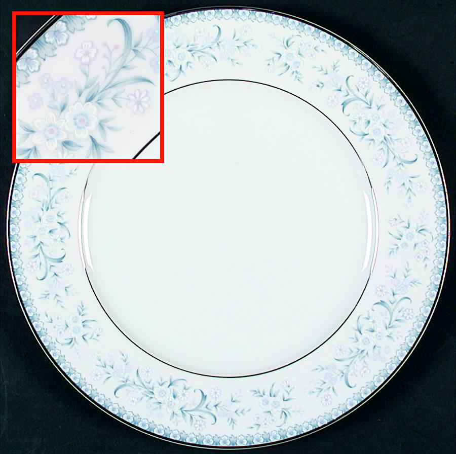 Blue Lace Dinner Plate by Sango-1