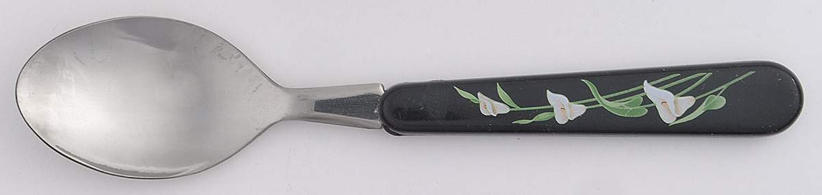 Black Lilies (Quadrille) Teaspoon by Sango-1