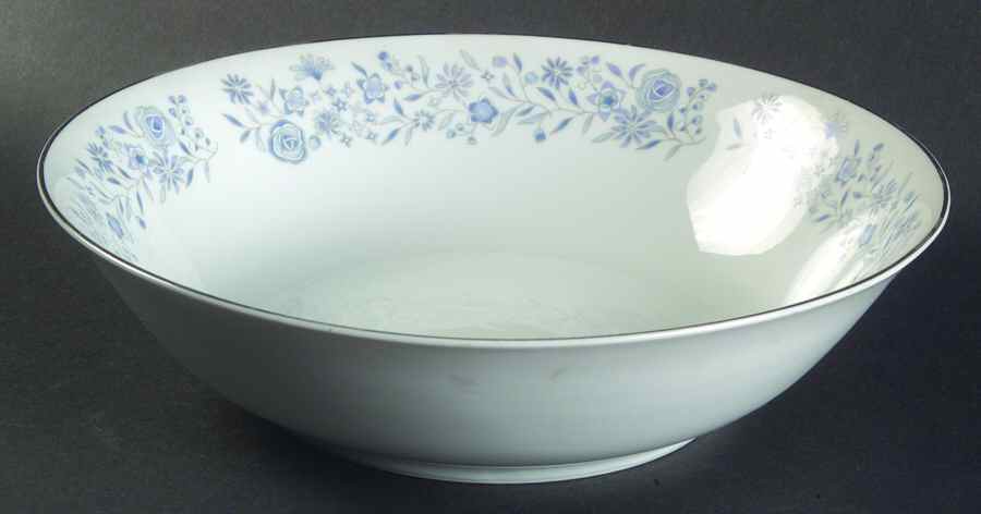 Blue Mist 9" Round Vegetable Bowl by Sango-1