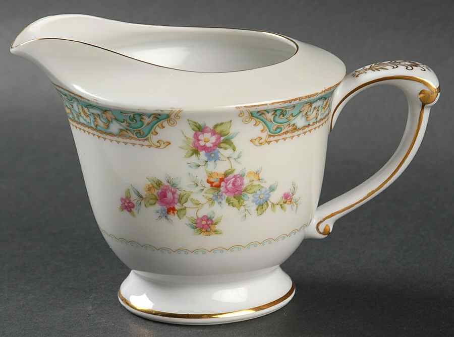 Blue Rose Creamer by Sango-1