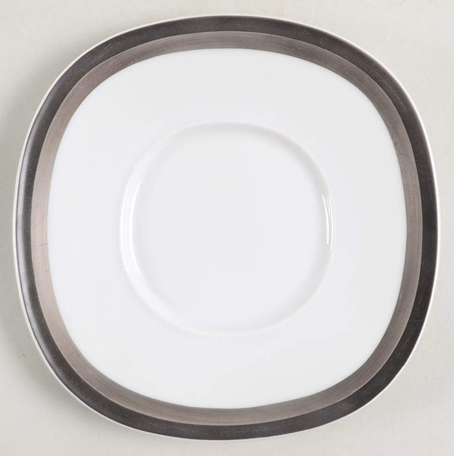 Black Satin Saucer by Sango-1