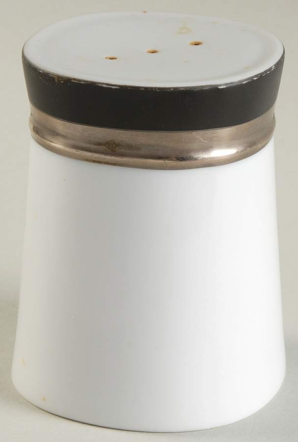 Black Satin Salt Shaker by Sango-1