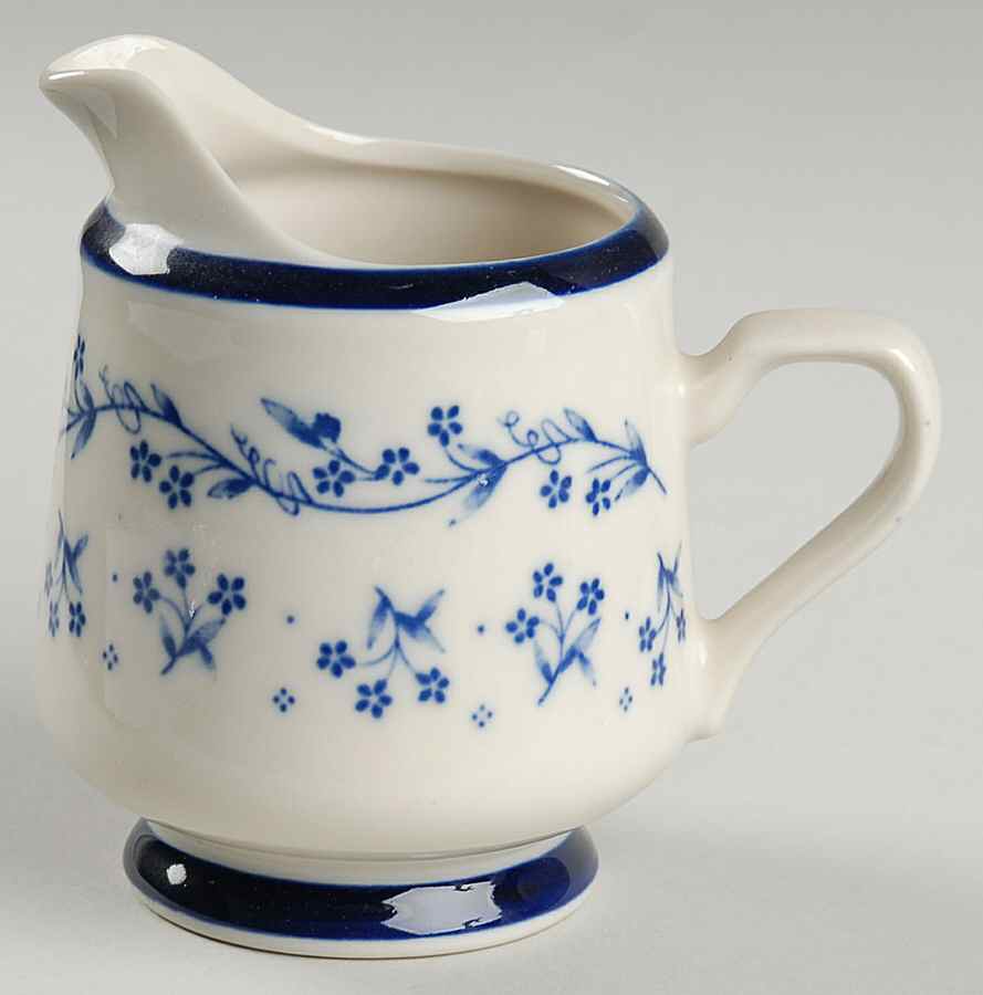Bouquet Blue Creamer by Sango-1