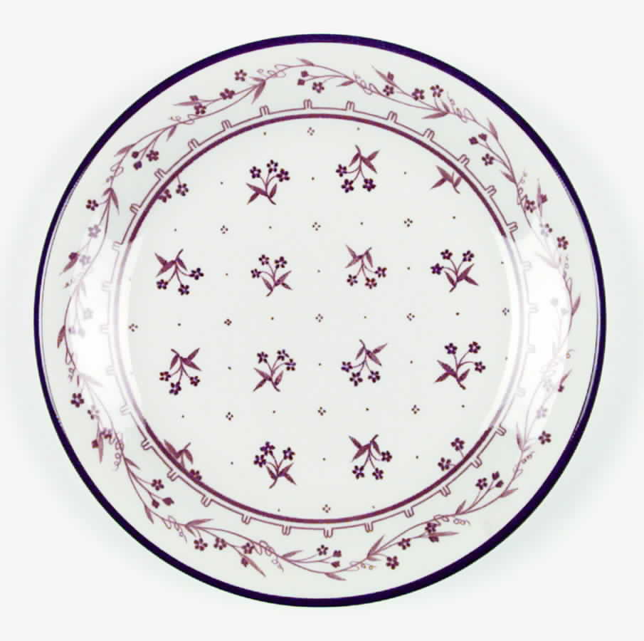 Bouquet Brown Salad Plate by Sango-1