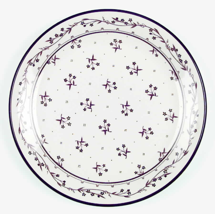 Bouquet Brown Dinner Plate by Sango-1