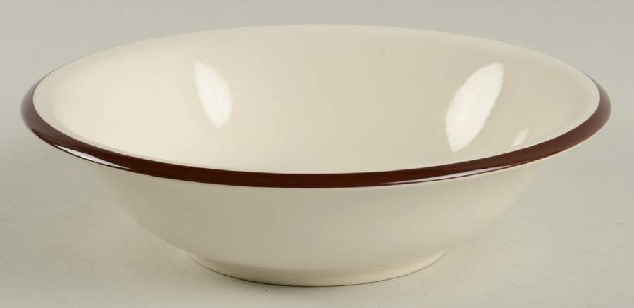 Bouquet Brown Coupe Cereal Bowl by Sango-1