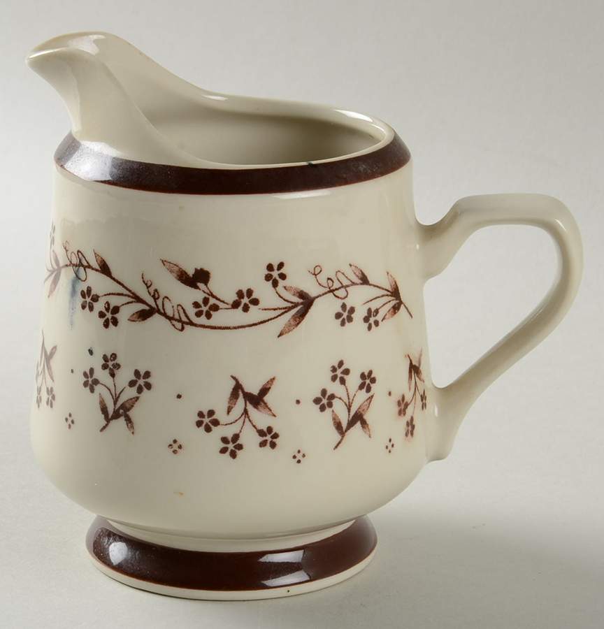 Bouquet Brown Creamer by Sango-1
