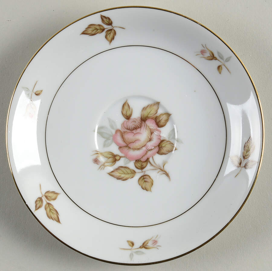 Bordeaux Rose Saucer by Sango-1