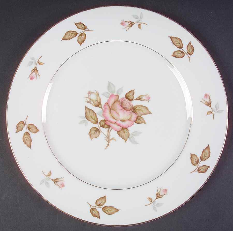 Bordeaux Rose Dinner Plate by Sango-1