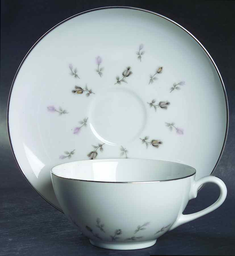 Boutonniere Flat Cup & Saucer Set by Sango-1
