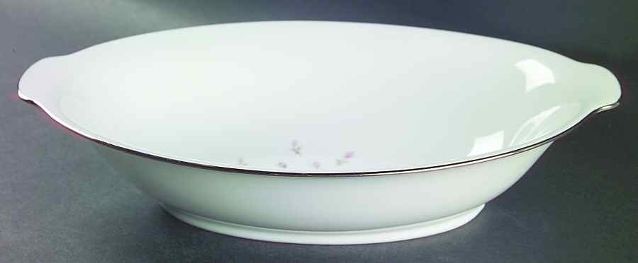 Boutonniere 10" Oval Vegetable Bowl by Sango-1