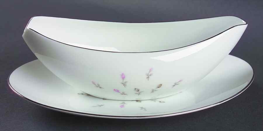 Boutonniere Gravy Boat & Underplate/Relish by Sango-1
