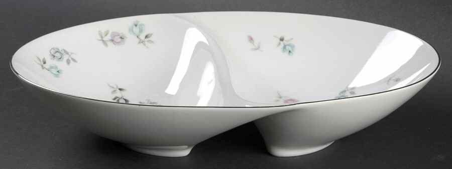 Bouquet 11" Oval Divided Vegetable Bowl by Sango-1