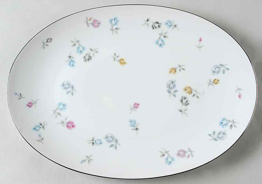Bouquet 12" Oval Serving Platter by Sango-1
