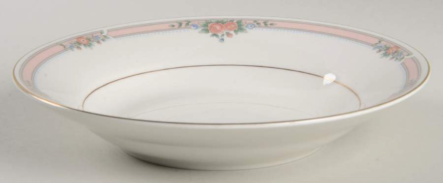 Bouquet Rim Soup Bowl by Sango-1
