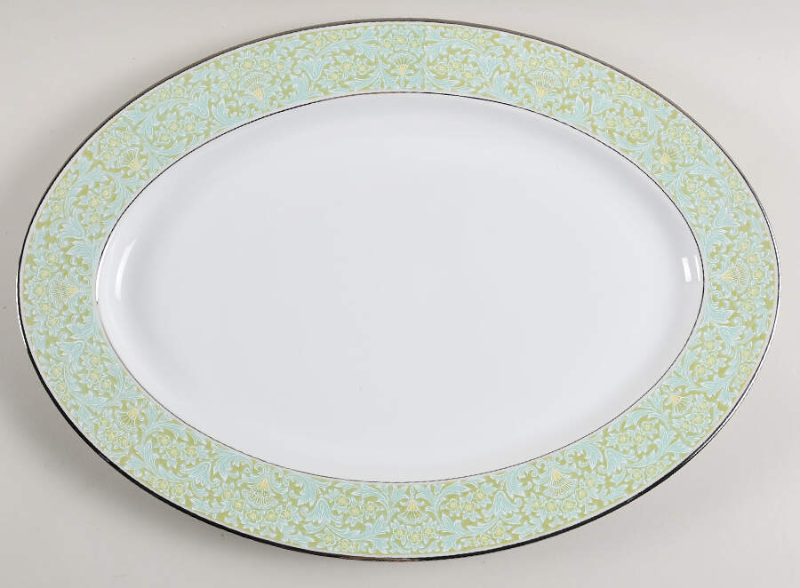Boutique 16" Oval Serving Platter by Sango-1
