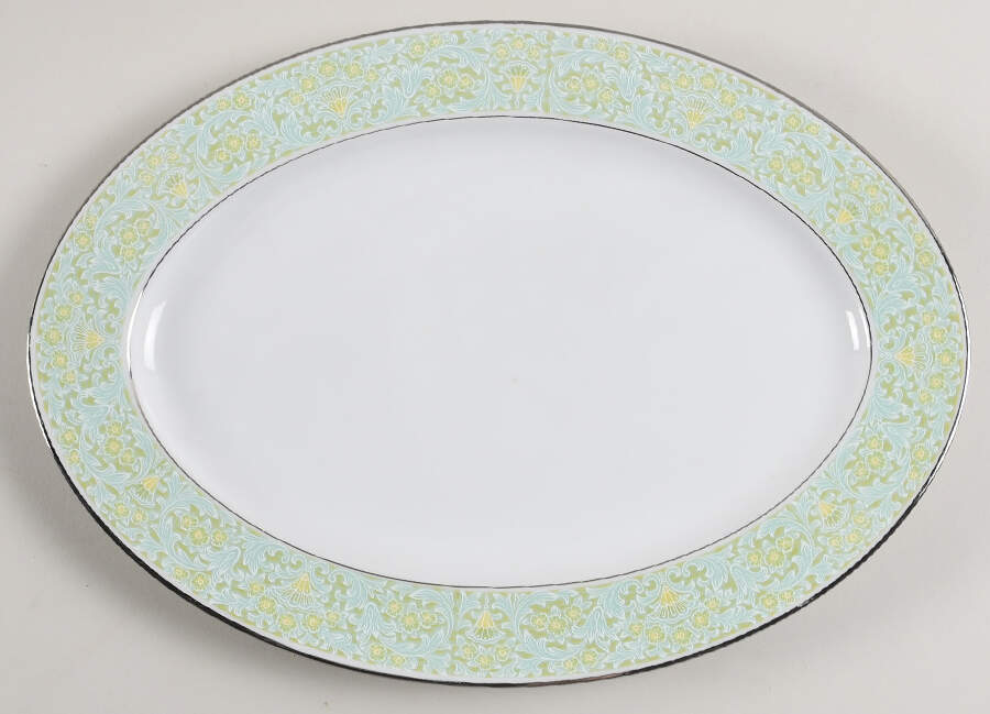 Boutique 12" Oval Serving Platter by Sango-1