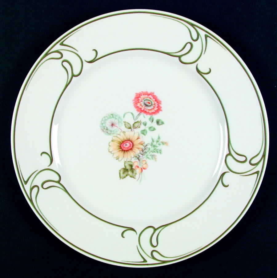 Brookdale Dinner Plate by Sango-1