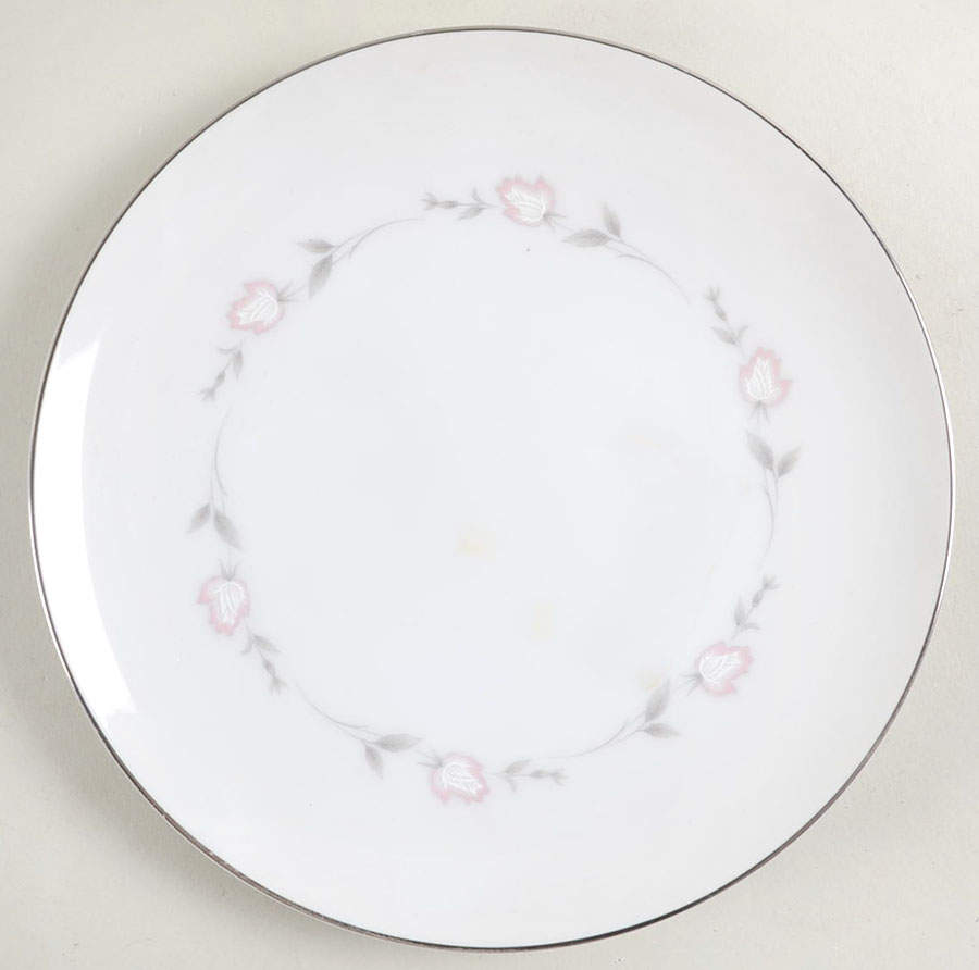 Bridal Rose Salad Plate by Sango-1