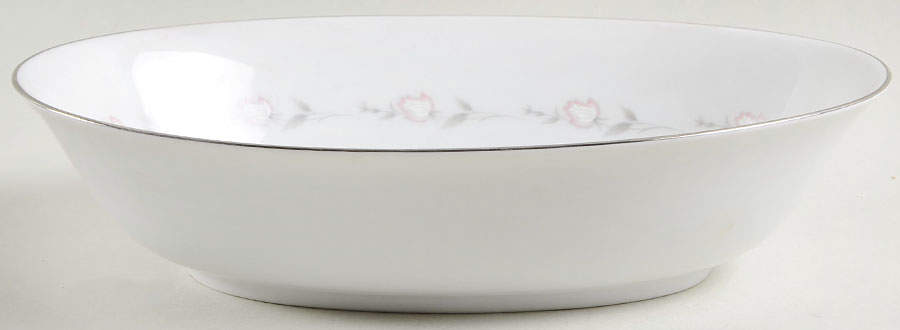 Bridal Rose 10" Oval Vegetable Bowl by Sango-1