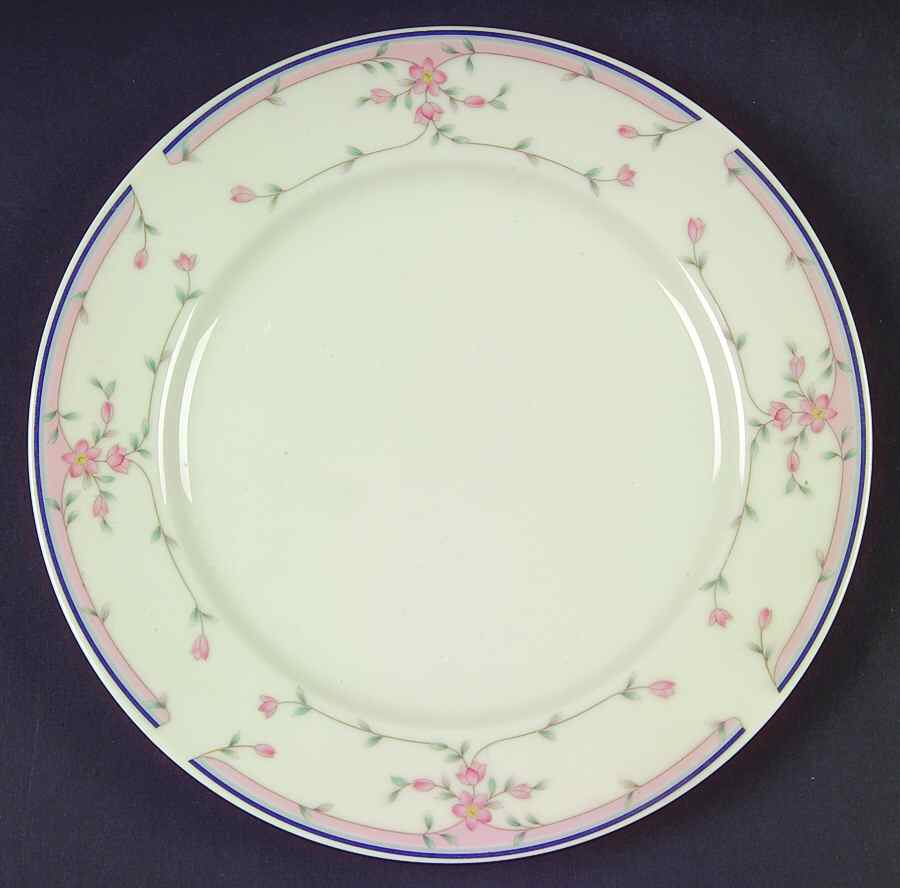 Bridal Rose Salad Plate by Sango-1