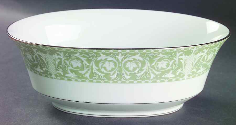 Buckingham 9" Oval Vegetable Bowl by Sango-1