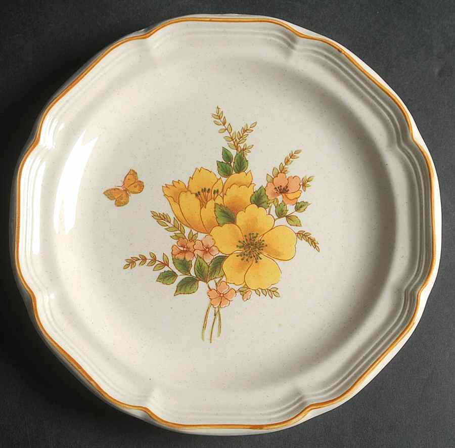 Butterfly Salad Plate by Sango-1