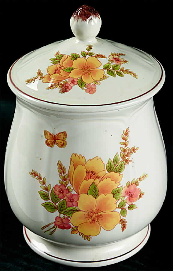 Butterfly II Medium Canister & Lid by Sango-1