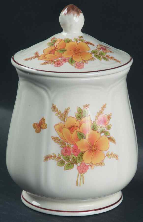 Butterfly II Small Canister & Lid by Sango-1