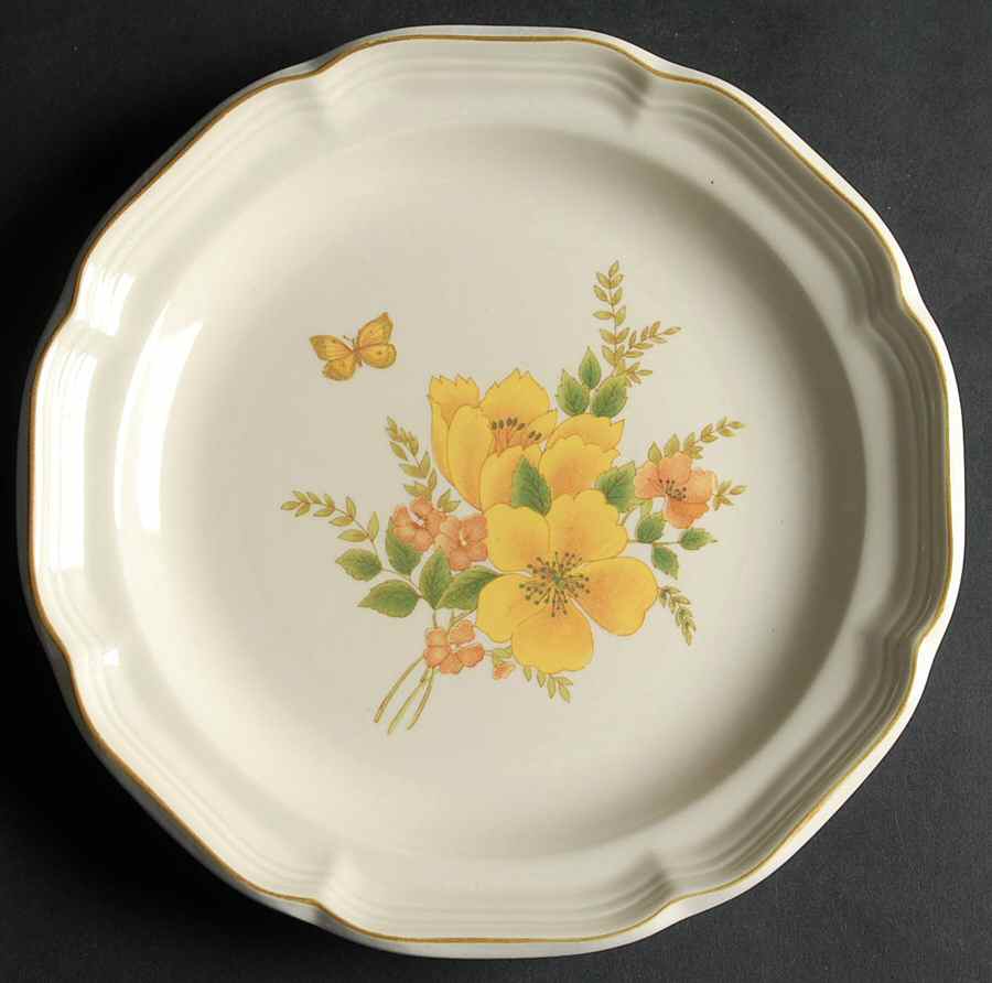 Butterfly II Salad Plate by Sango-1