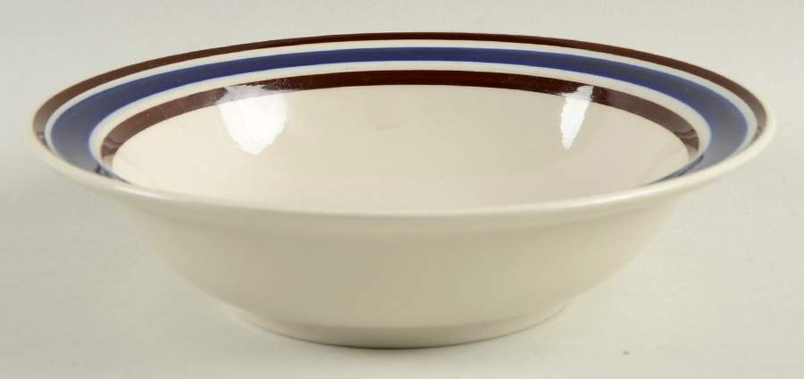 Catalina Blue Rim Cereal Bowl by Sango-1