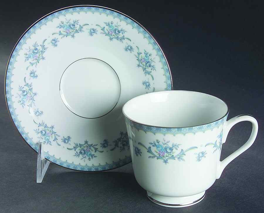 Cahill Footed Cup & Saucer Set by Sango-1