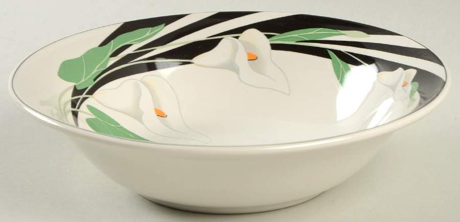 Calla Lilies Rim Soup Bowl by Sango-1
