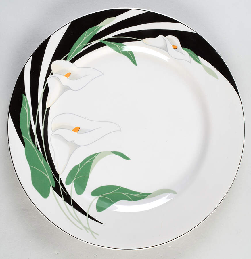 Calla Lilies 12" Chop Plate (Round Platter) by Sango-1