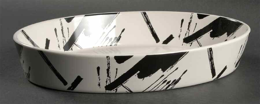 Calligraphy 11" Oval Baker by Sango-1