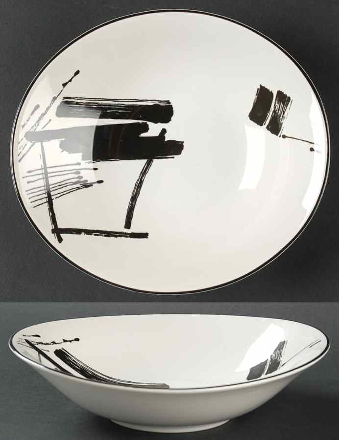Calligraphy II Coupe Soup Bowl by Sango-1